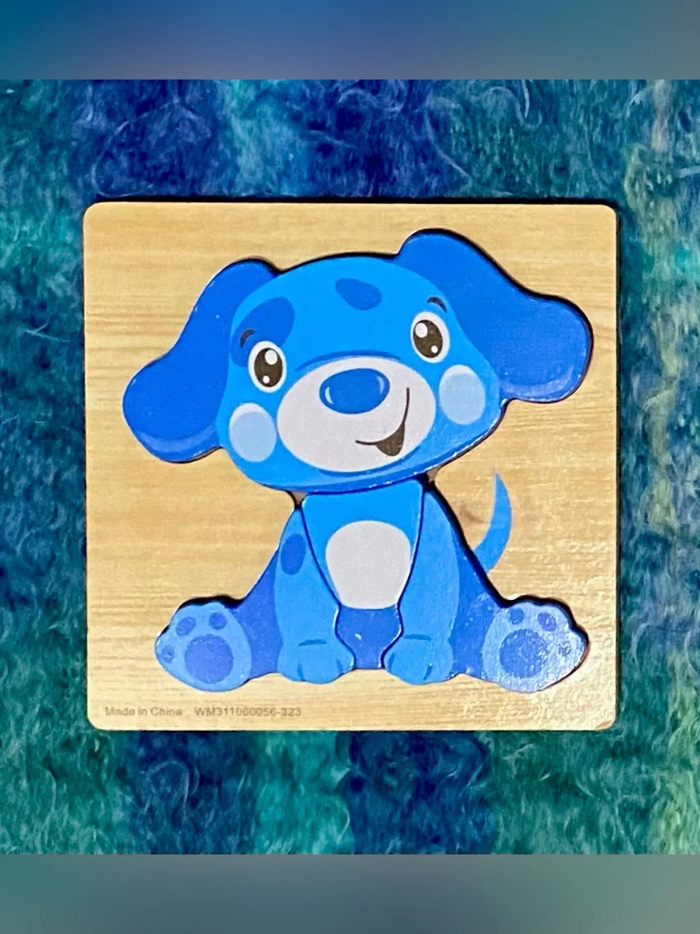 Montessori Bluey Blue Puppy Wooden Puzzle Ages 1-3 Lovevery